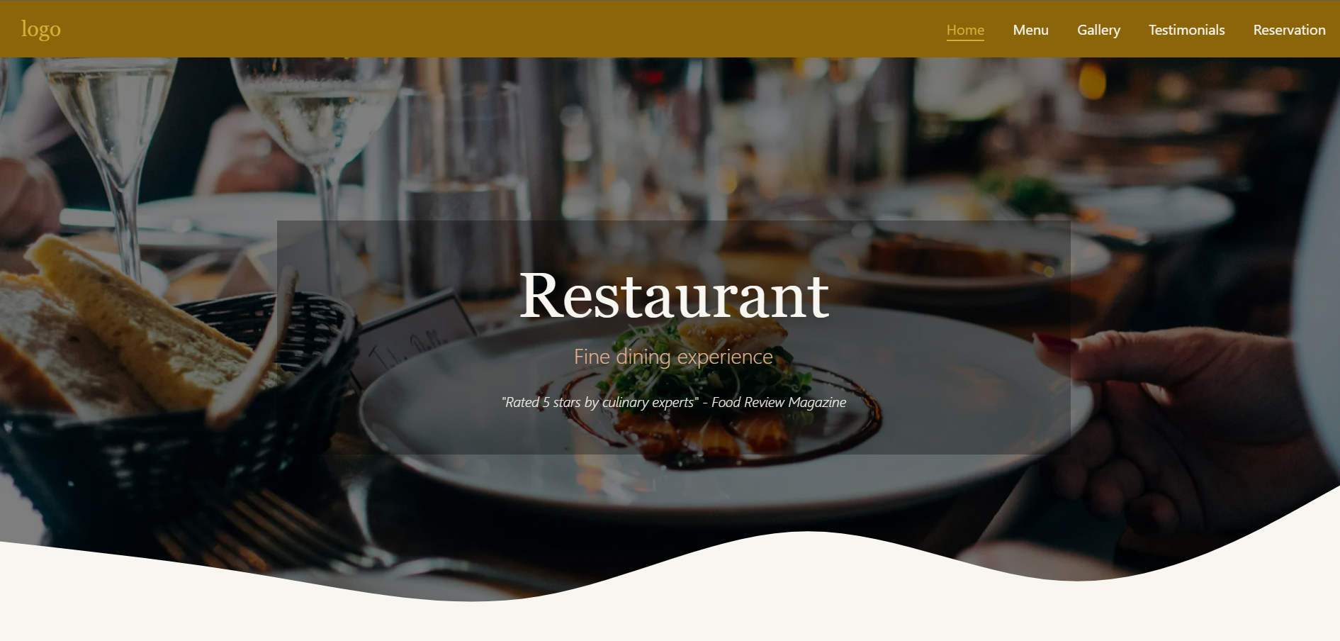 Restaurant Website