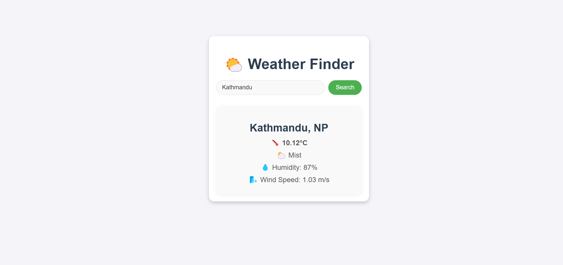 Weather App